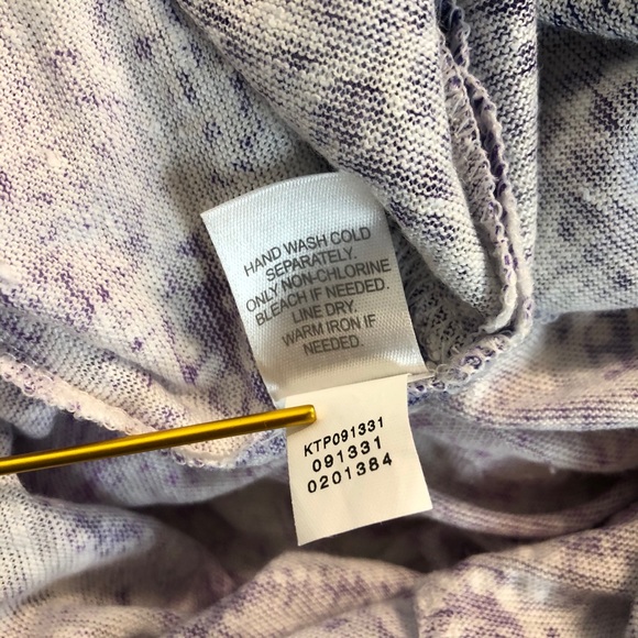 J. Jill love linen paisley print s/s  v-neck shirt - Picture 6 of 6